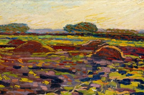 Landschap - schilderij Leo Gestel